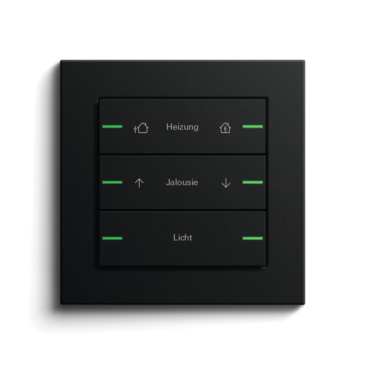 Gira Tastsensor 4 System 55, 3-násobný v ráme E2